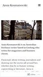 Mobile Screenshot of annakosmanovski.com